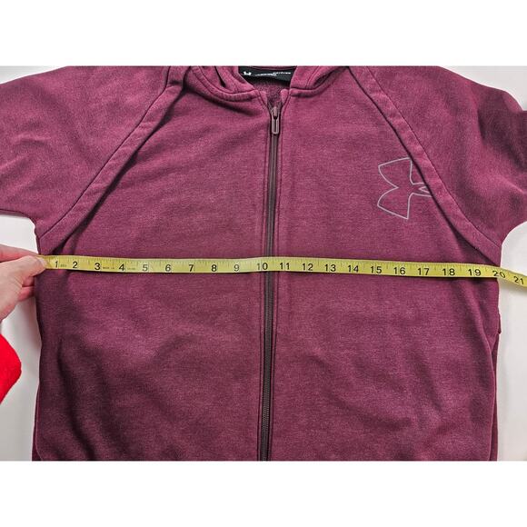 Under armour S loose fit pullover sweater women's active warm up hooded jacket - Picture 5 of 7